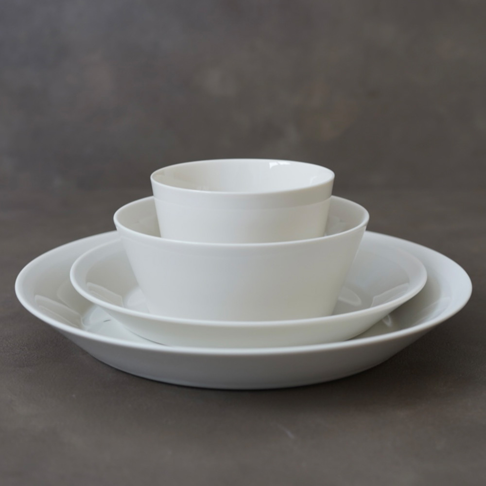 dishes 220 plate (ivory)｜製品紹介｜和田硝子器店